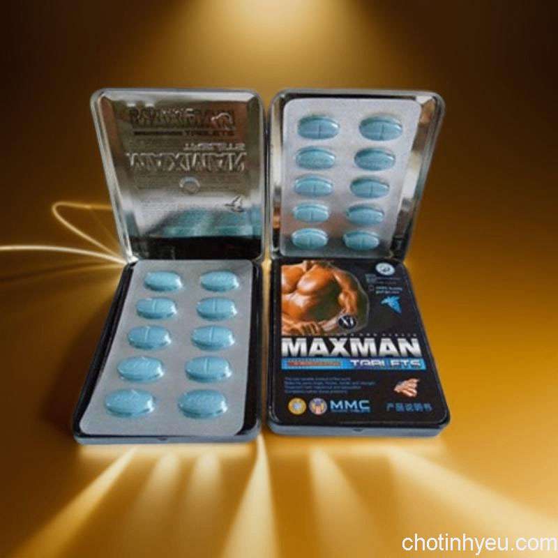 Hộp thuốc cương dương nam Maxman